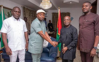 GOVERNOR OTTI WELCOMES TWO ABIA YPP LAWMAKERS WHO DEFECTED TO LP